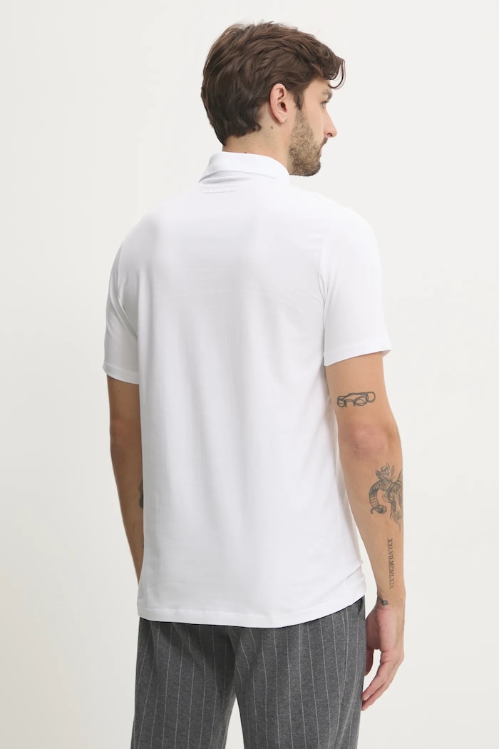 Îmbrăcăminte Karl Lagerfeld tricou polo 500221.745750 alb