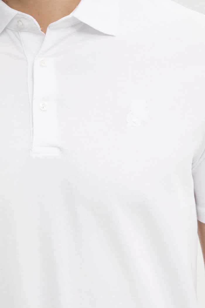 Karl Lagerfeld tricou polo 500221.745750 alb
