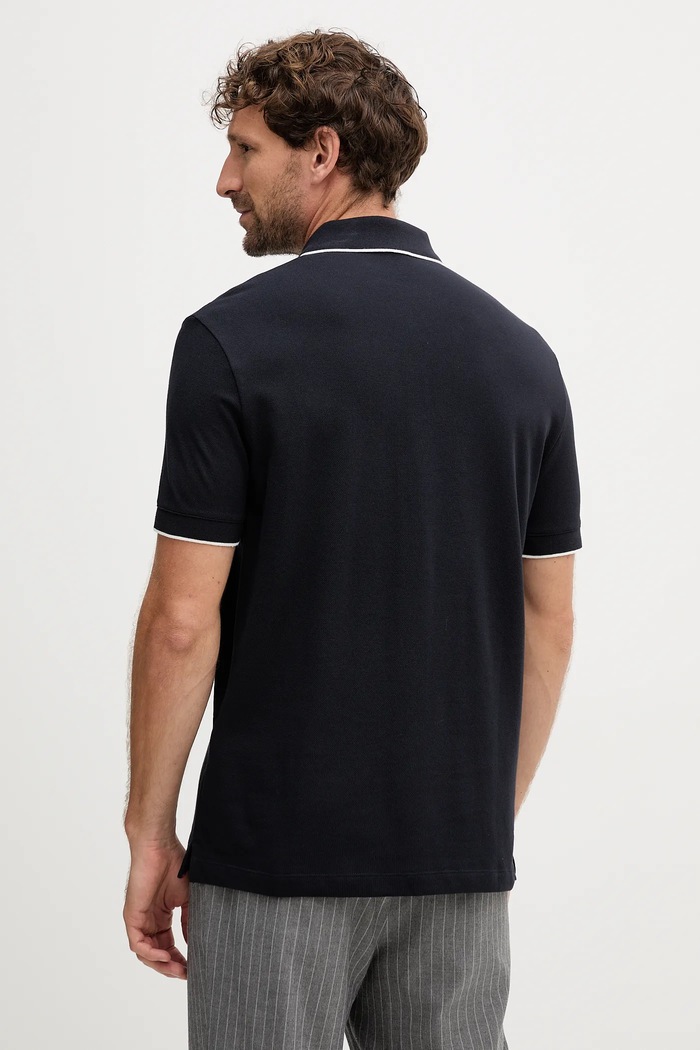 Oblečení Armani Exchange polo pánské bavlněné XM001285.AF10366.NOS námořnická modř
