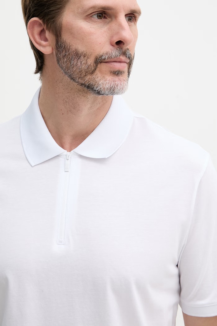 Armani Exchange polo tričko pánske bavlnené biela XM001291.AF10364.NOS