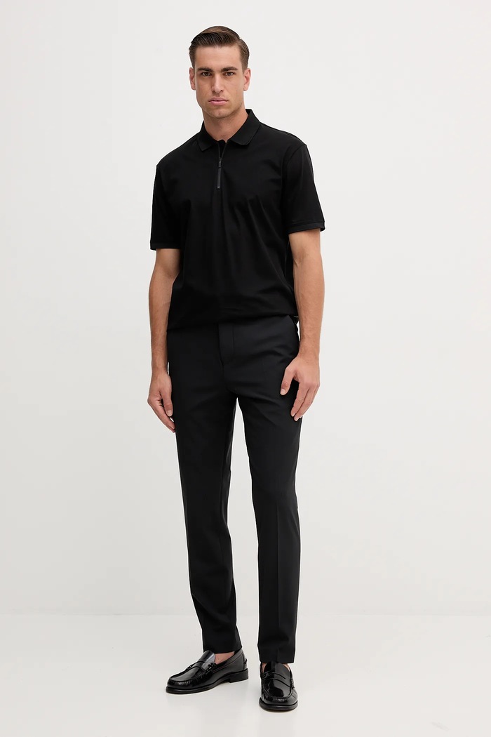 Armani Exchange polo pánské bavlněné XM001291.AF10364.NOS černá AA00