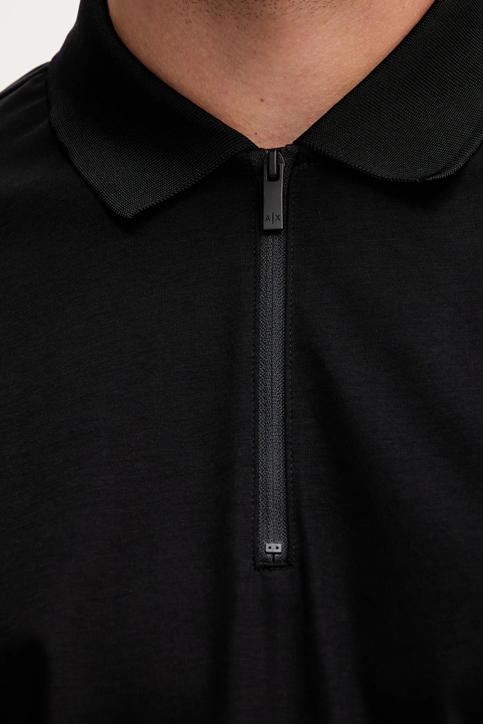 Armani Exchange polo pánské bavlněné XM001291.AF10364.NOS černá