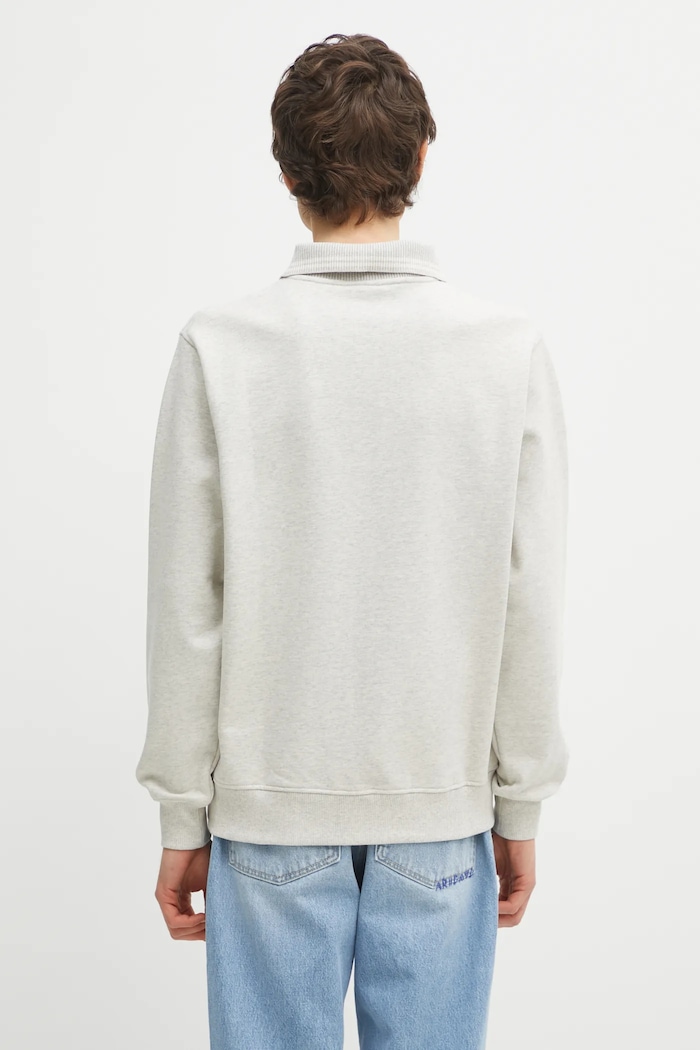 Clothing Drôle de Monsieur cotton sweatshirt Le Polo Drôle PERM.PL132.CO127 gray