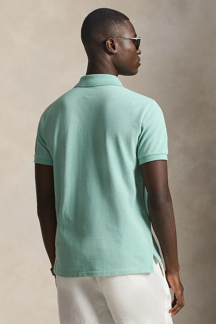 Pamučna polo majica Polo Ralph Lauren 710536856. plava AA00