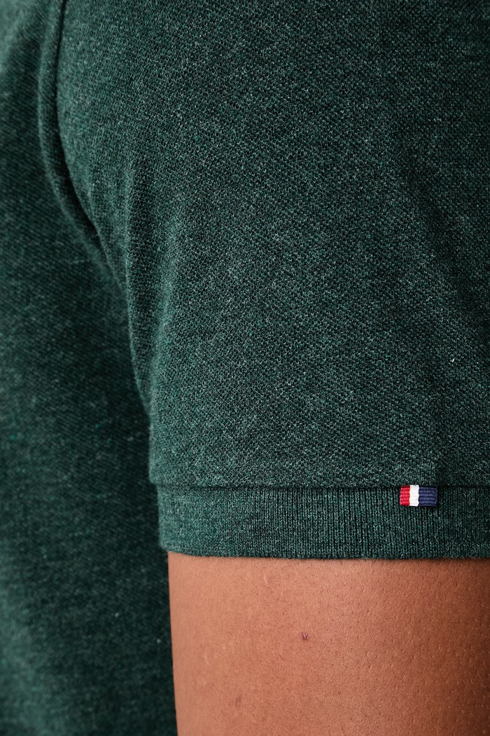 U.S. Polo Assn. polo męskie bawełniane DHM PIQUE MUP3312 zielony