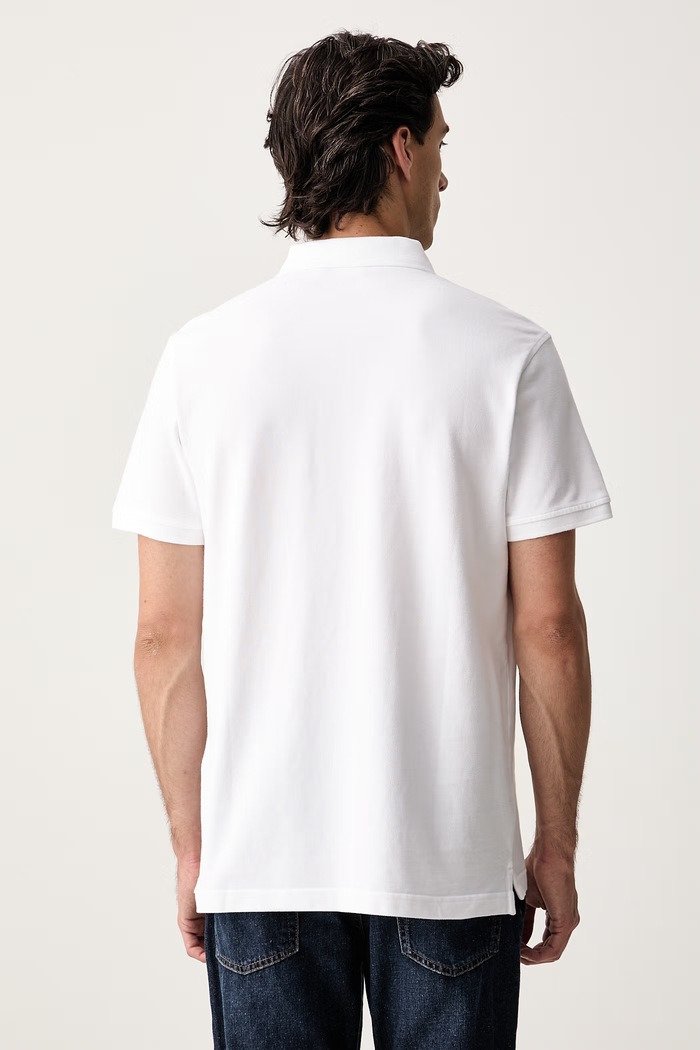 Odjeća Levi's pletena polo majica za muškarce od pamuka HM POLO COSTCO 005RV bijela