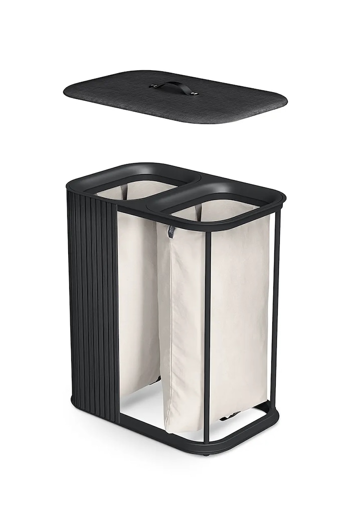 Baie Joseph Joseph coș de rufe Tota Trio Luxe 90 L 5000005 negru