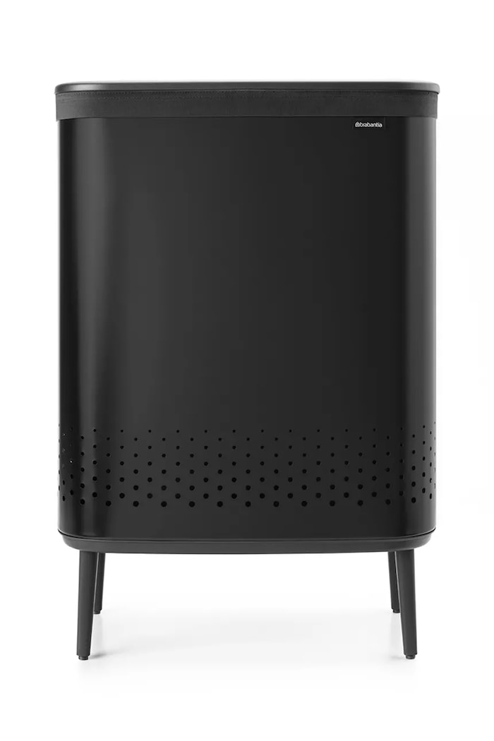 Koš na prádlo se dvěma komorama Brabantia Bo Hi 2 x 45 L černá 200564.