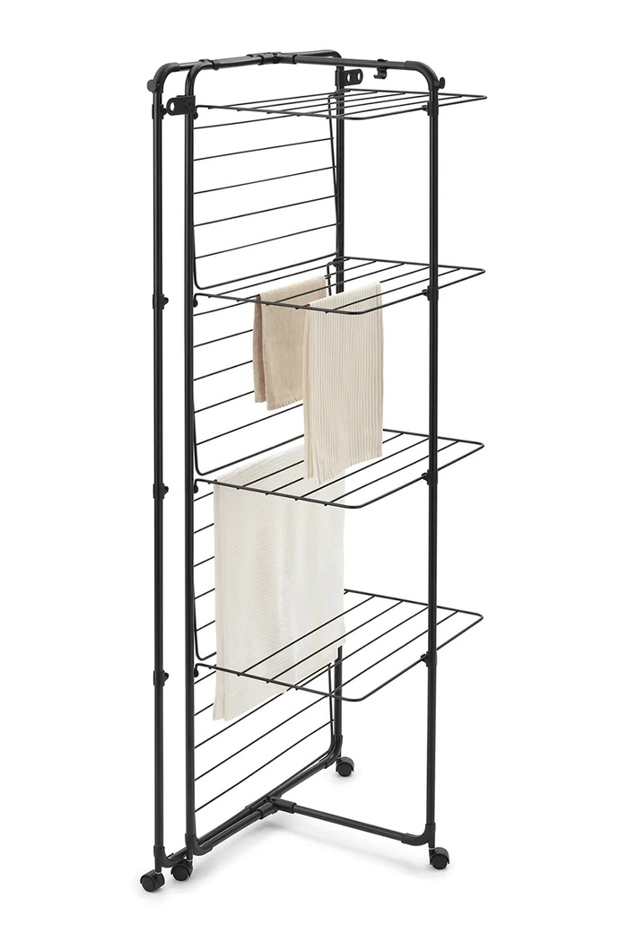 Kupaonica Sušilio za rublje Brabantia HangOn Tower 30 m 319303 crna