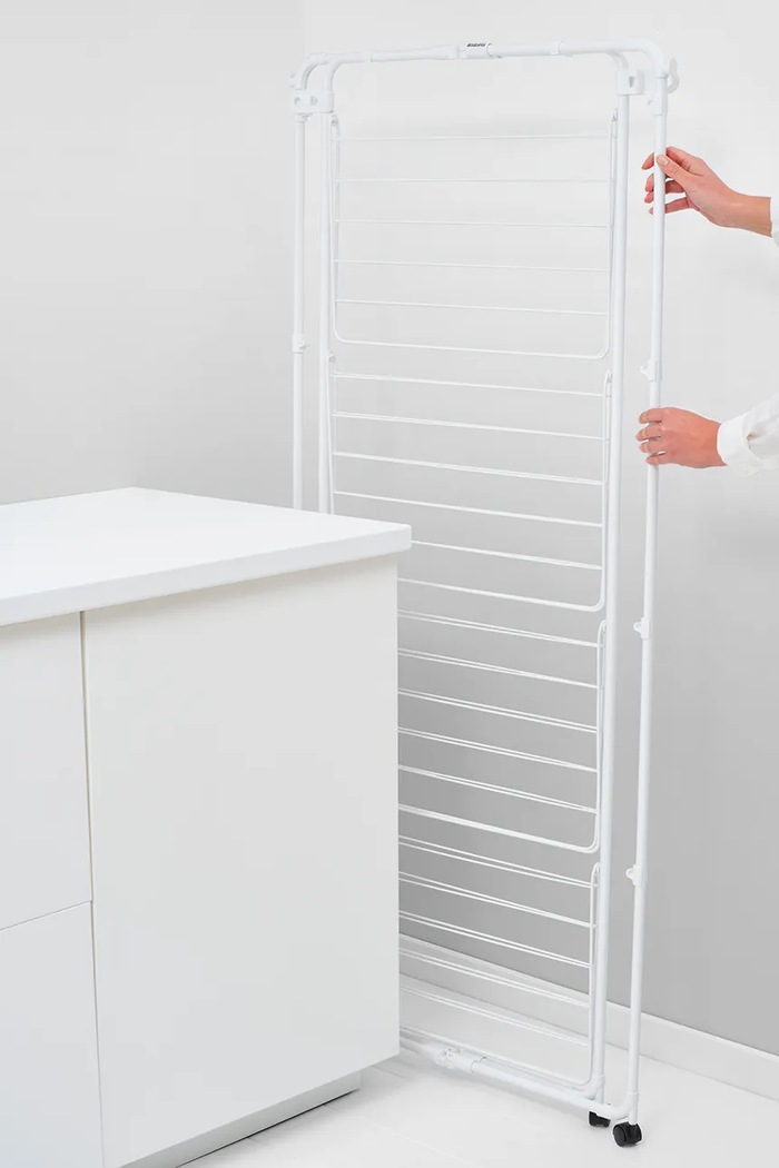 Brabantia oceľový sušiak na bielizeň 30 m 322303 biela