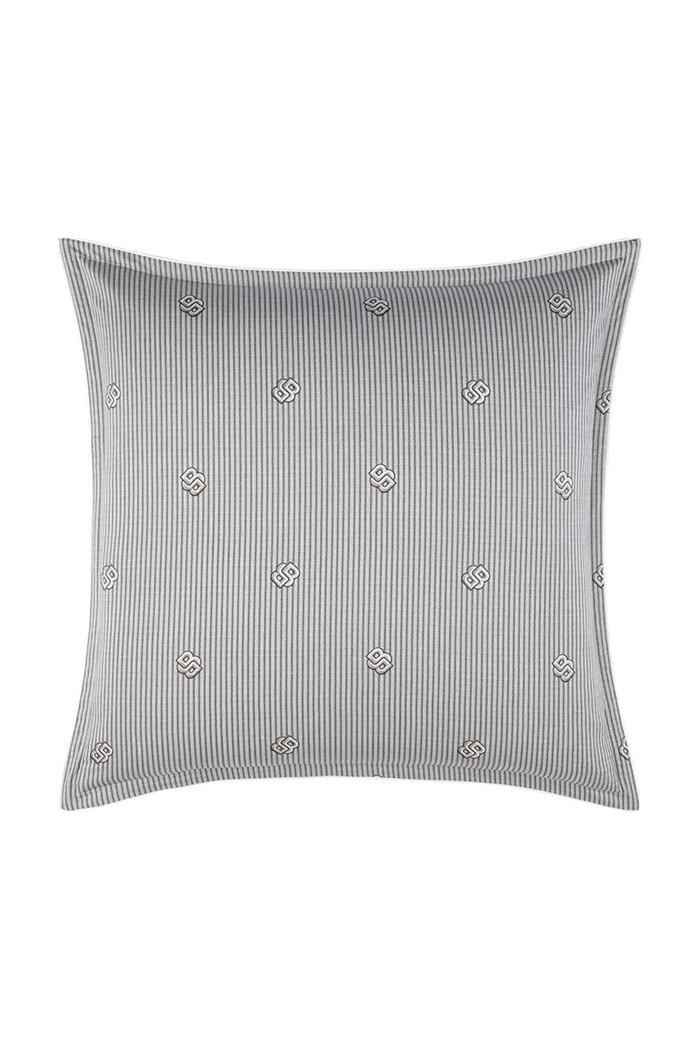 Bavlnená obliečka na vankúš BOSS DOUBLEB 65 x 65 cm sivá 1049554