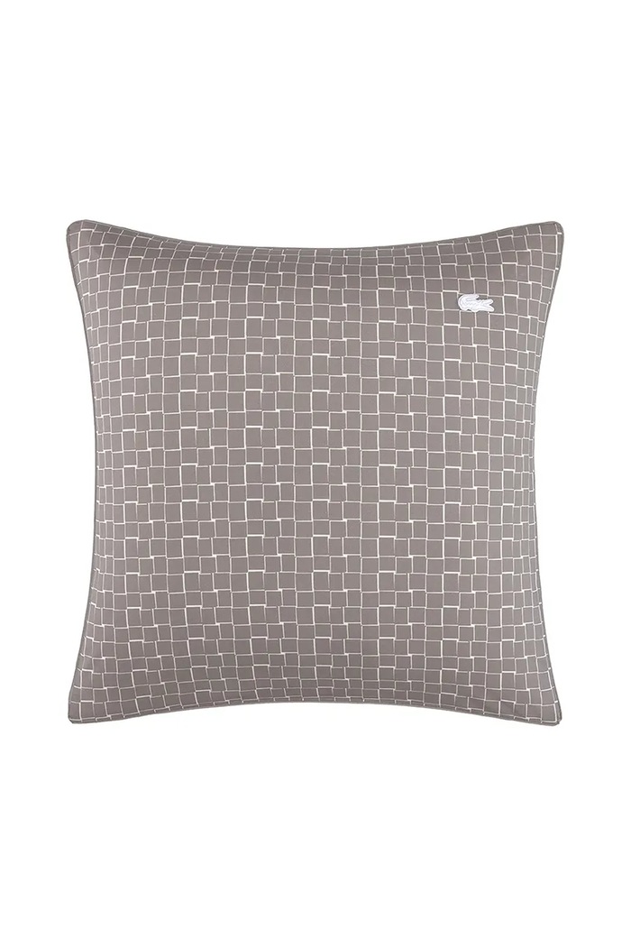 Lacoste poszewka na poduszkę bawełniana L BLOCK Greige 65 x 65 cm szary 1057064