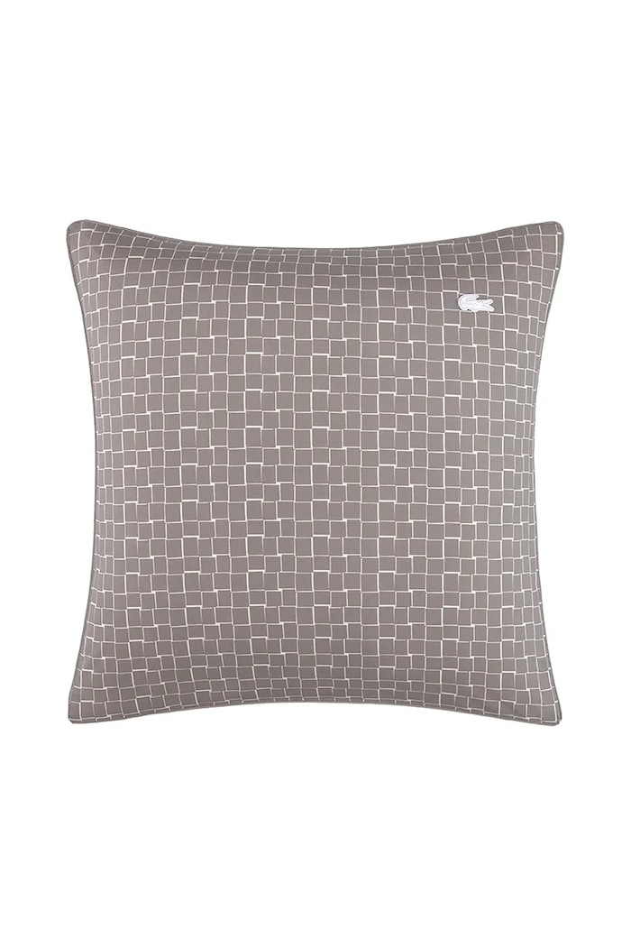 Lacoste poszewka na poduszkę bawełniana L BLOCK Greige 65 x 65 cm szary 1057064