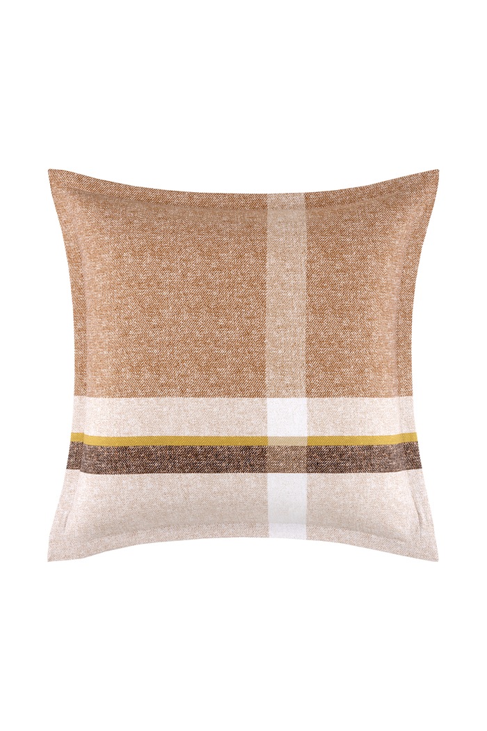 BOSS Poszewka na poduszkę bawełniana LOOMIS 65 x 65 cm beżowy 1072434