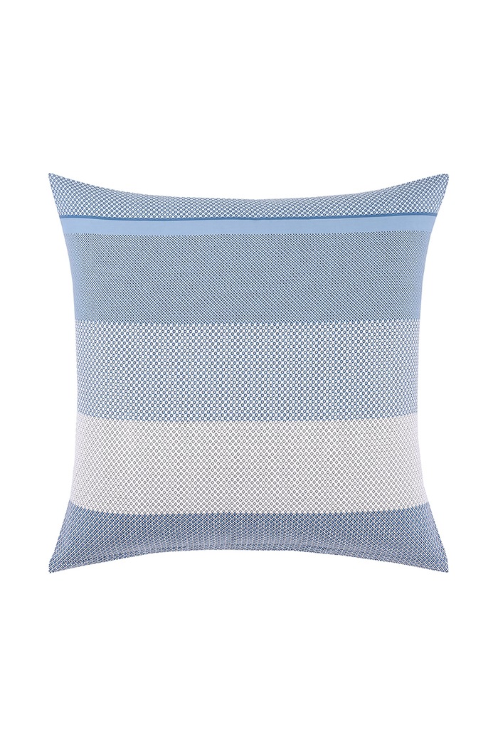 BOSS Poszewka na poduszkę bawełniana LOGAN Denim 65 x 65 cm niebieski 1074277