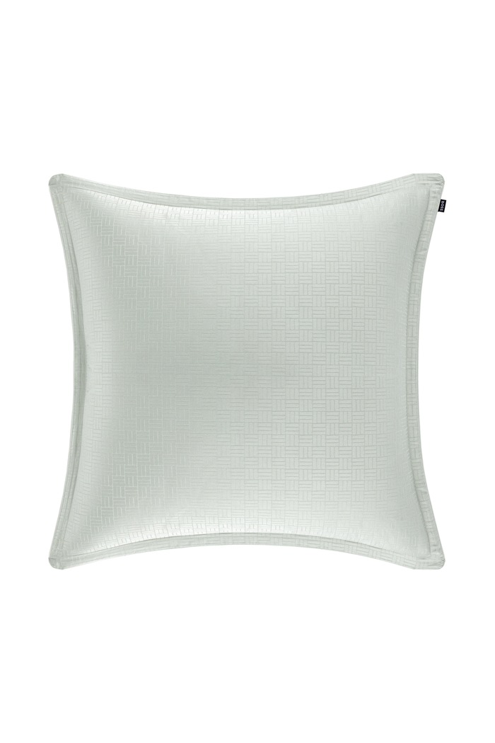 BOSS Poszewka na poduszkę bawełniana LATTICE IceBlue 65 x 65 cm zielony 1074015