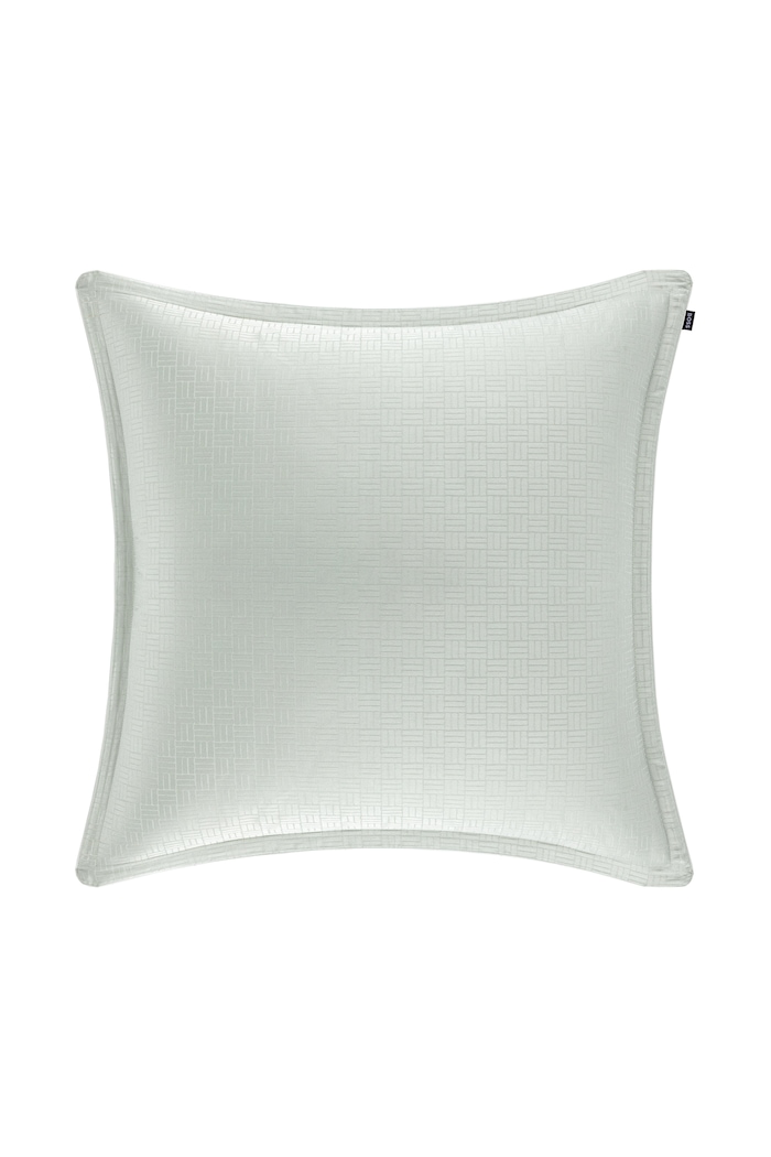 BOSS Poszewka na poduszkę bawełniana LATTICE IceBlue 65 x 65 cm zielony 1074015