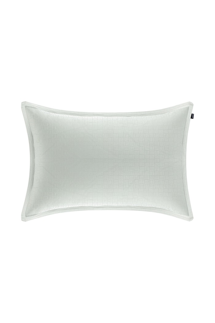 BOSS Poszewka na poduszkę bawełniana LATTICE IceBlue 50 x 75 cm zielony 1074014