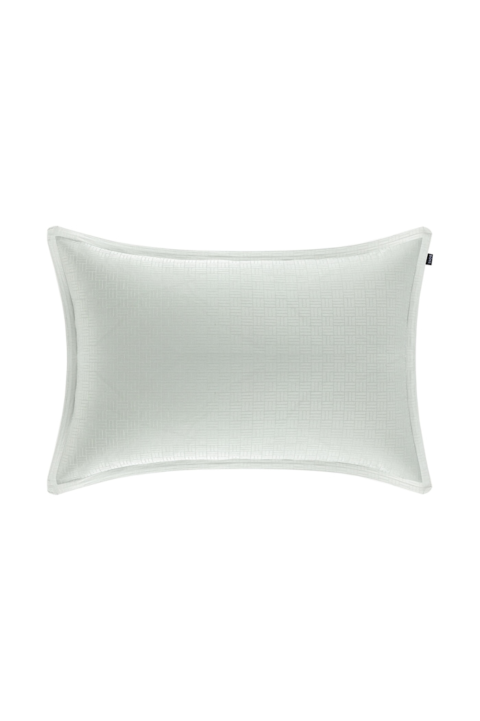 BOSS Poszewka na poduszkę bawełniana LATTICE IceBlue 50 x 75 cm zielony 1074014