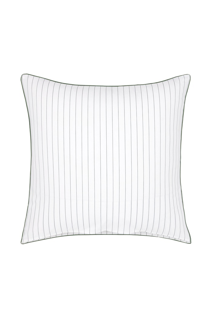 Lacoste Poszewka na poduszkę bawełniana LTENNISN Vert 65 x 65 cm 1074660 biały AA00