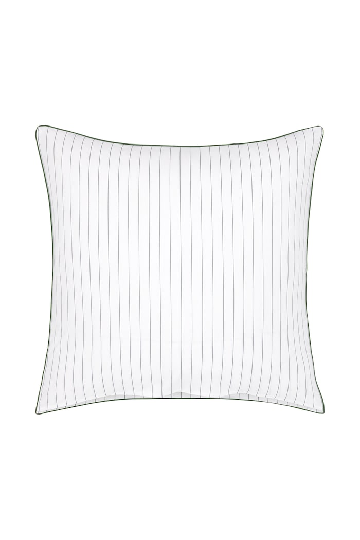 Lacoste Poszewka na poduszkę bawełniana LTENNISN Vert 65 x 65 cm 1074660 biały AA00