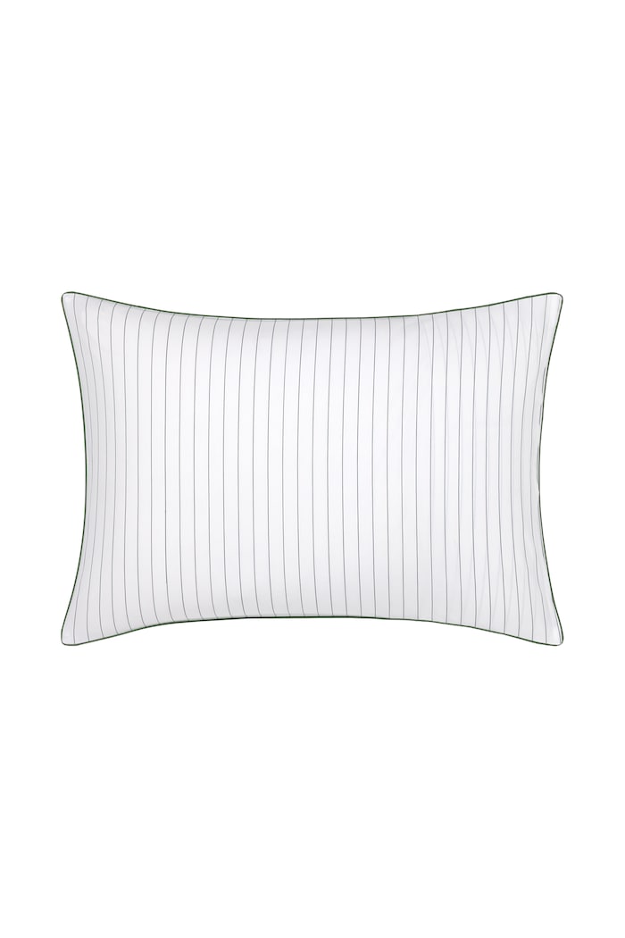 Lacoste Poszewka na poduszkę bawełniana LTENNISN Vert 50 x 75 cm 1074659 biały AA00