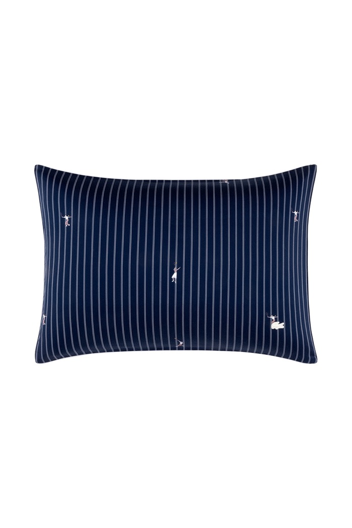 Lacoste Poszewka na poduszkę bawełniana LMATCHPO Marine 50 x 75 cm granatowy 1074077