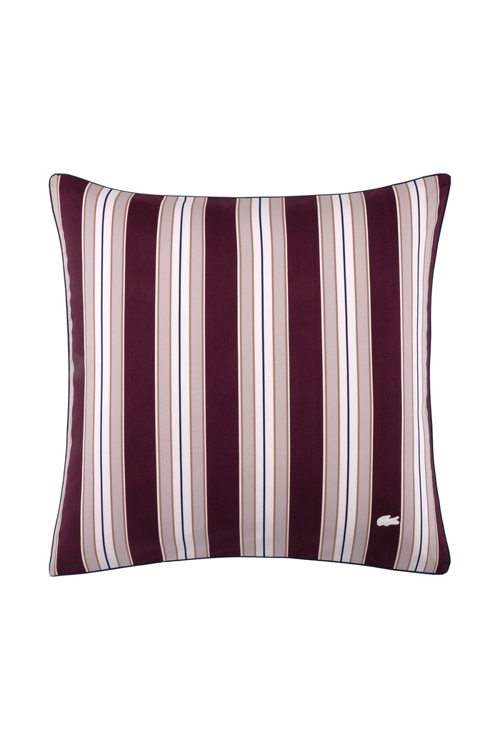 Lacoste Poszewka na poduszkę bawełniana LCOTTAGE 65 x 65 cm bordowy 1074504
