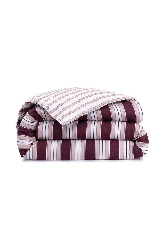 Lacoste Poszwa na kołdrę bawełniana LCOTTAGE 200 x 200 cm bordowy 1074475