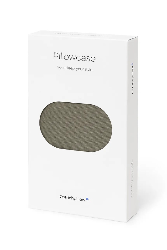 Ostrichpillow Poszewka na poduszkę z pianki memory z bawełną Dark Olive OPBPMS32C zielony AA00