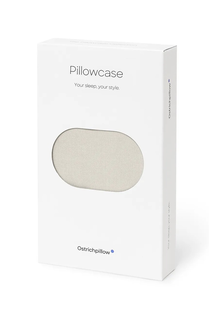 Ostrichpillow Poszewka na poduszkę z pianki memory z bawełną Light Beige OPBPMS29C beżowy AA00