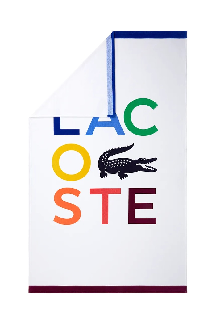 Памучна плажна кърпа Lacoste LCROCOLO 100 x 170 cm 1047571 многоцветен AA00