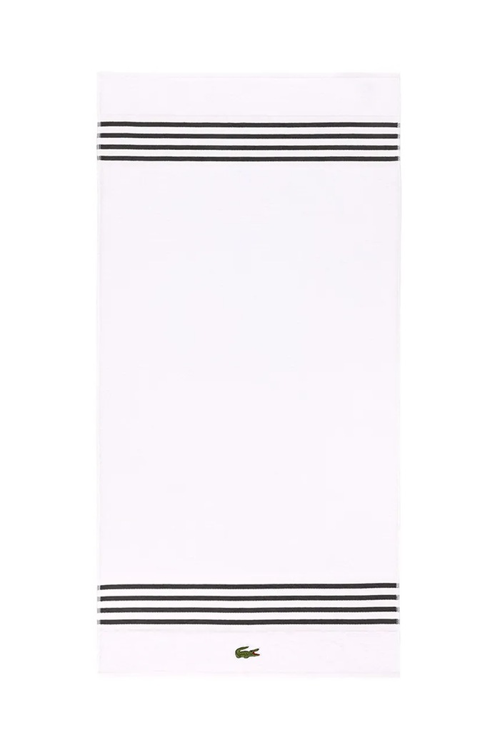 Lacoste Średni ręcznik bawełniany LCOURTLI Bitume 70 x 140 cm szary 1044330