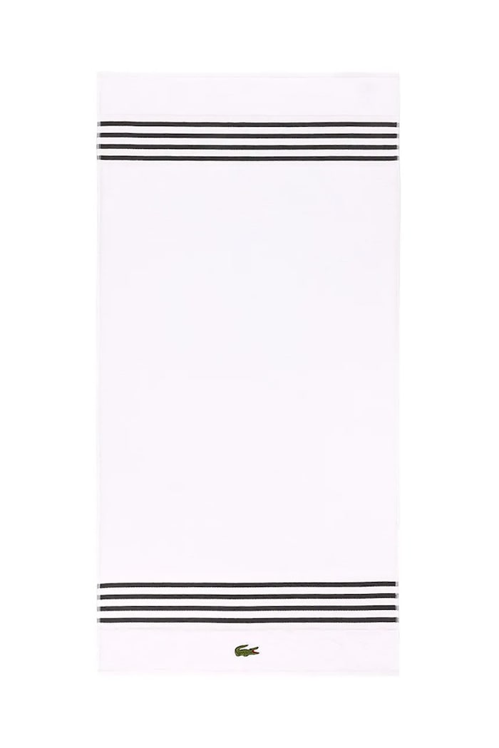 Lacoste Średni ręcznik bawełniany LCOURTLI Bitume 70 x 140 cm szary 1044330