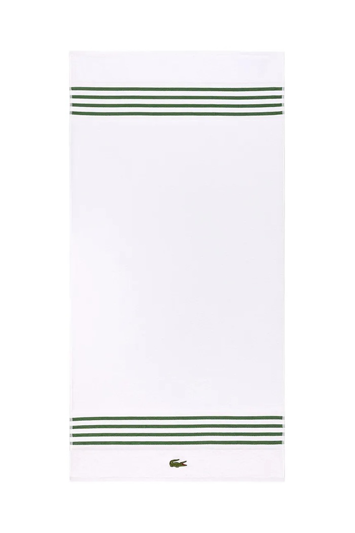 Lacoste prosop din bumbac LCOURTLI Vert 70 x 140 cm alb 1044328