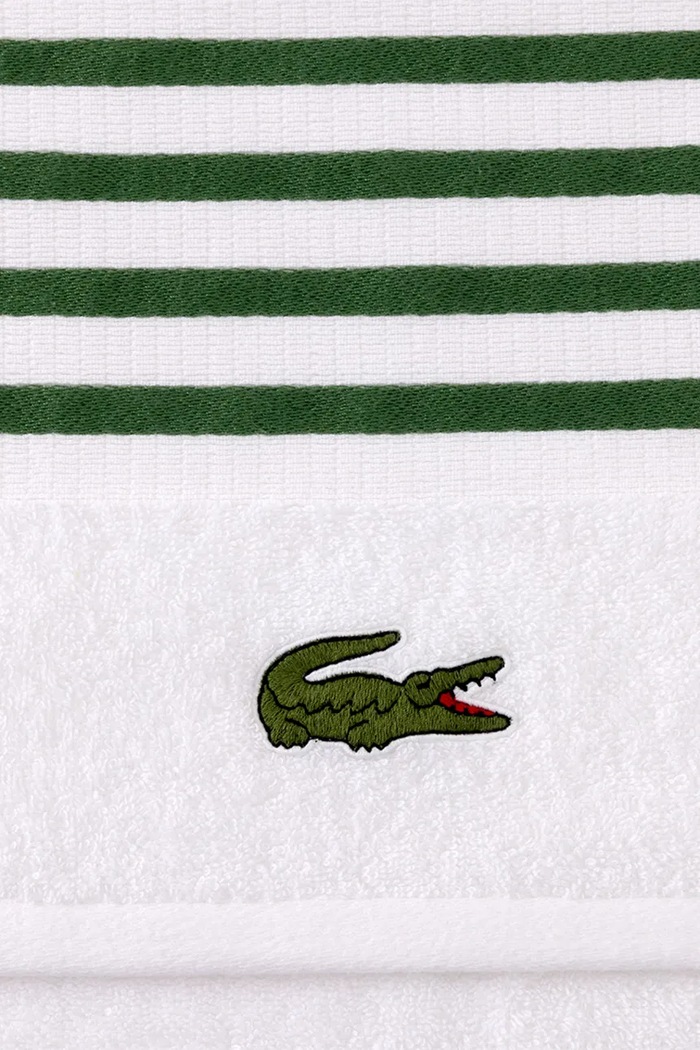 Lacoste prosop din bumbac LCOURTLI Vert 70 x 140 cm 1044328 alb AA00