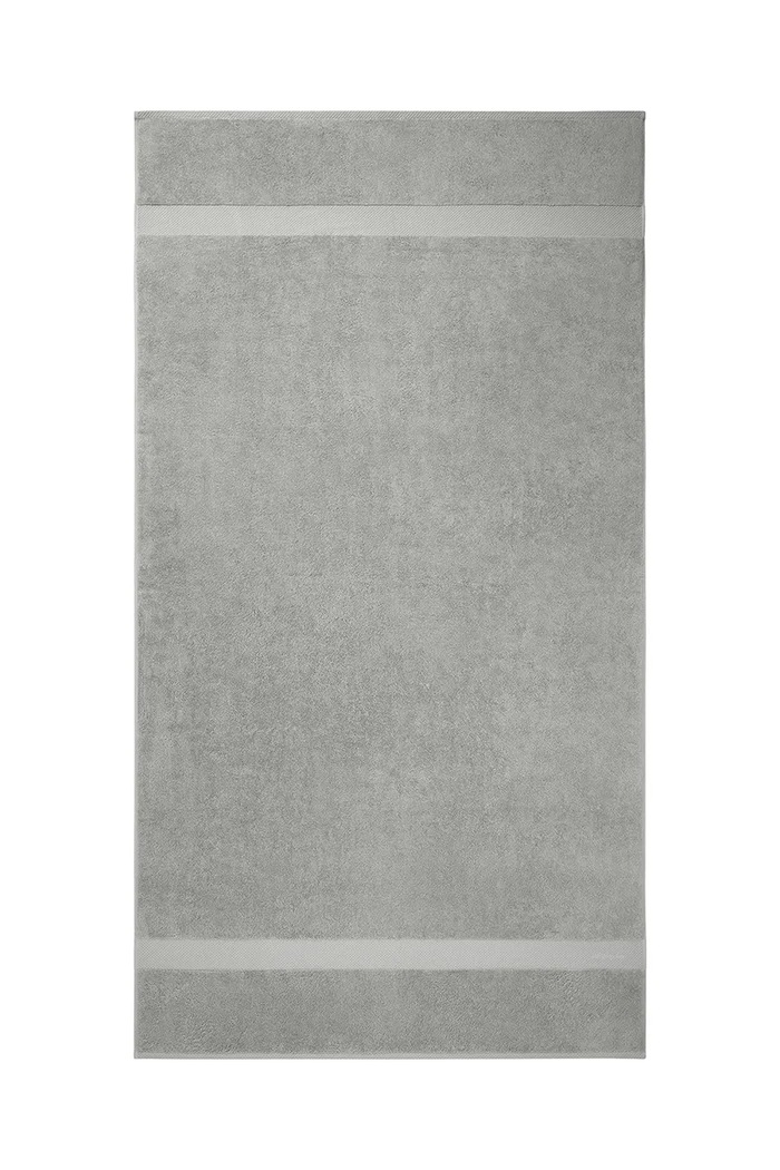 Velký bavlněný ručník Ralph Lauren AVENUE Seamist 100 x 183 cm šedá 788732