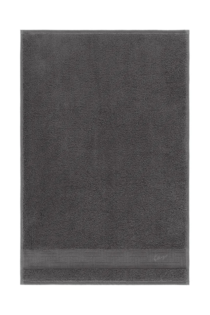 Kenzo kis méretű pamut törülközőt K Weave Gris 55 x 100 cm szürke 1050306