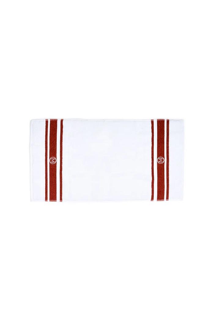 Officine Monogram prosop mediu din bumbac Monogram Linea 50 x 100 cm maro MLHAND04