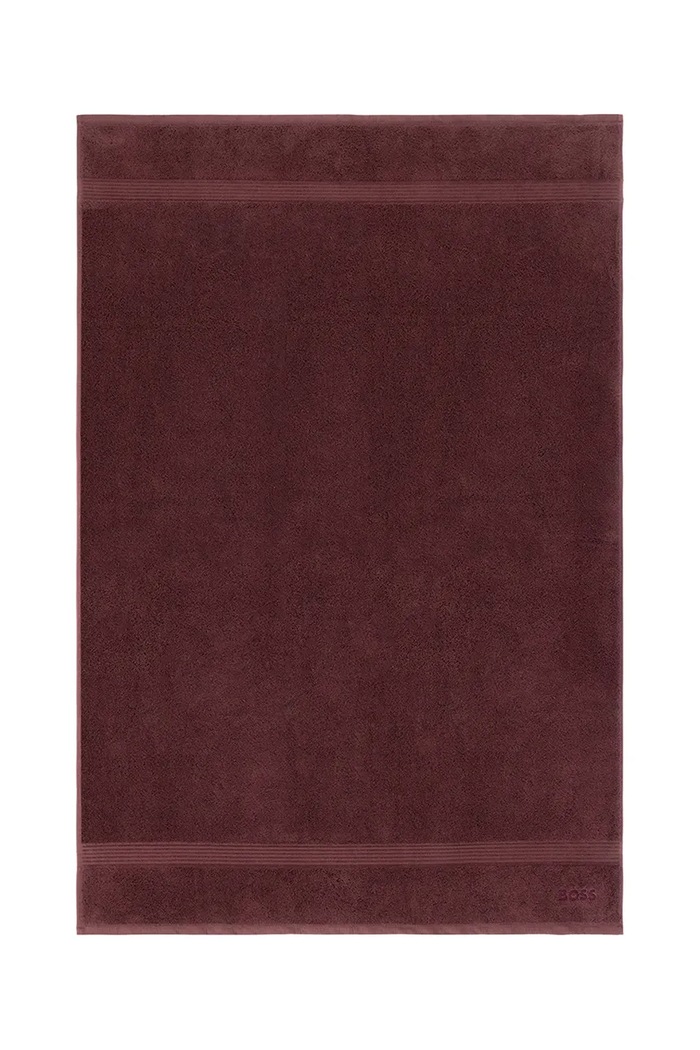 Velký bavlněný ručník BOSS LOFT Brownie 100 x 150 cm burgundské 1058376