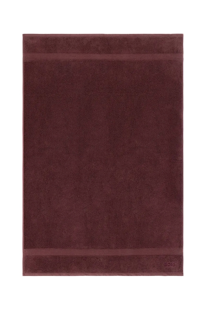 Velký bavlněný ručník BOSS LOFT Brownie 100 x 150 cm burgundské 1058376