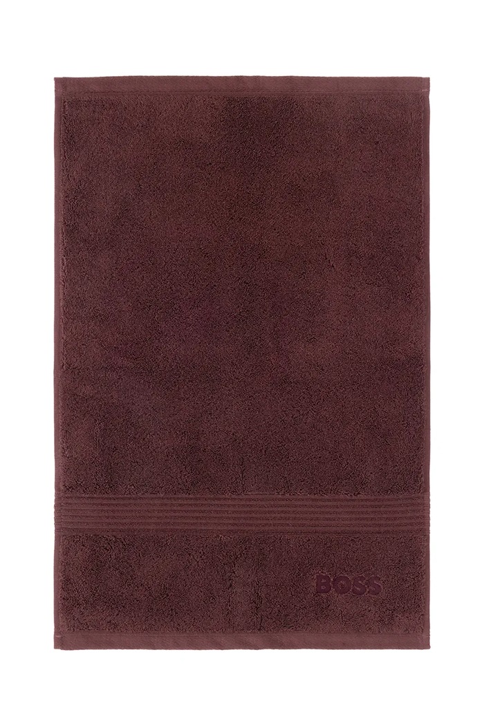 Malý bavlněný ručník BOSS LOFT Brownie 40 x 60 cm burgundské 1058373