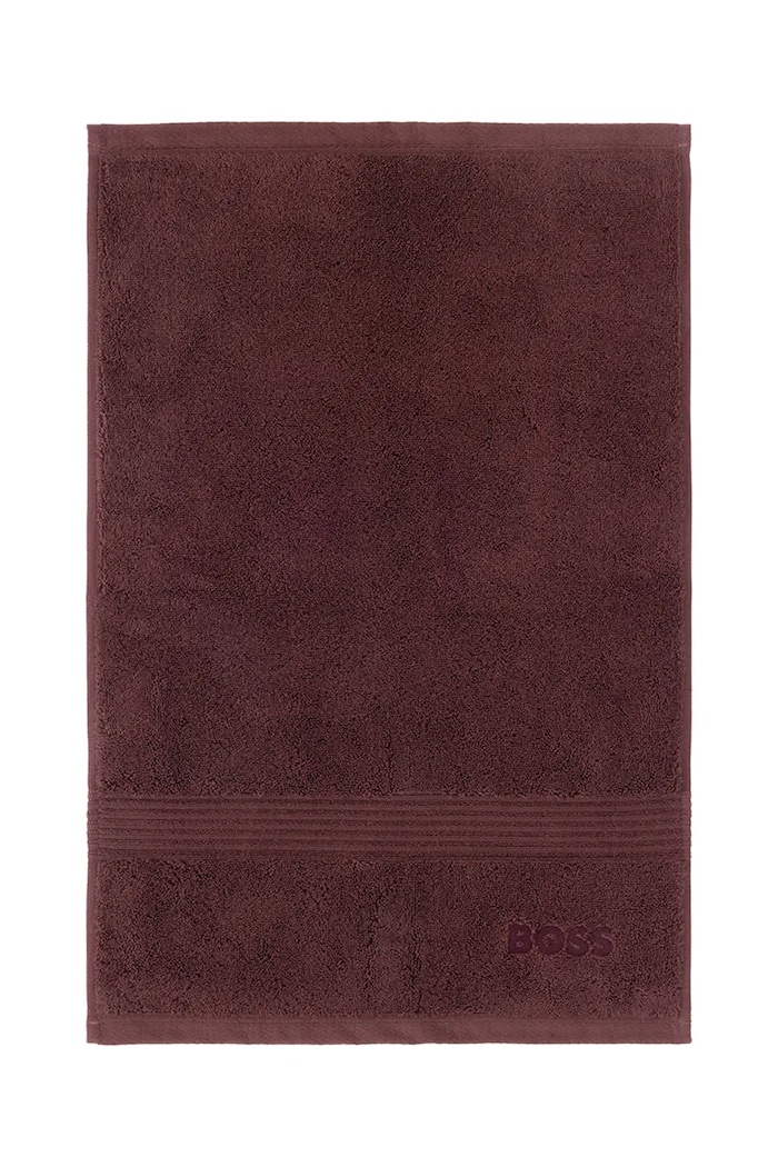 Malý bavlněný ručník BOSS LOFT Brownie 40 x 60 cm burgundské 1058373