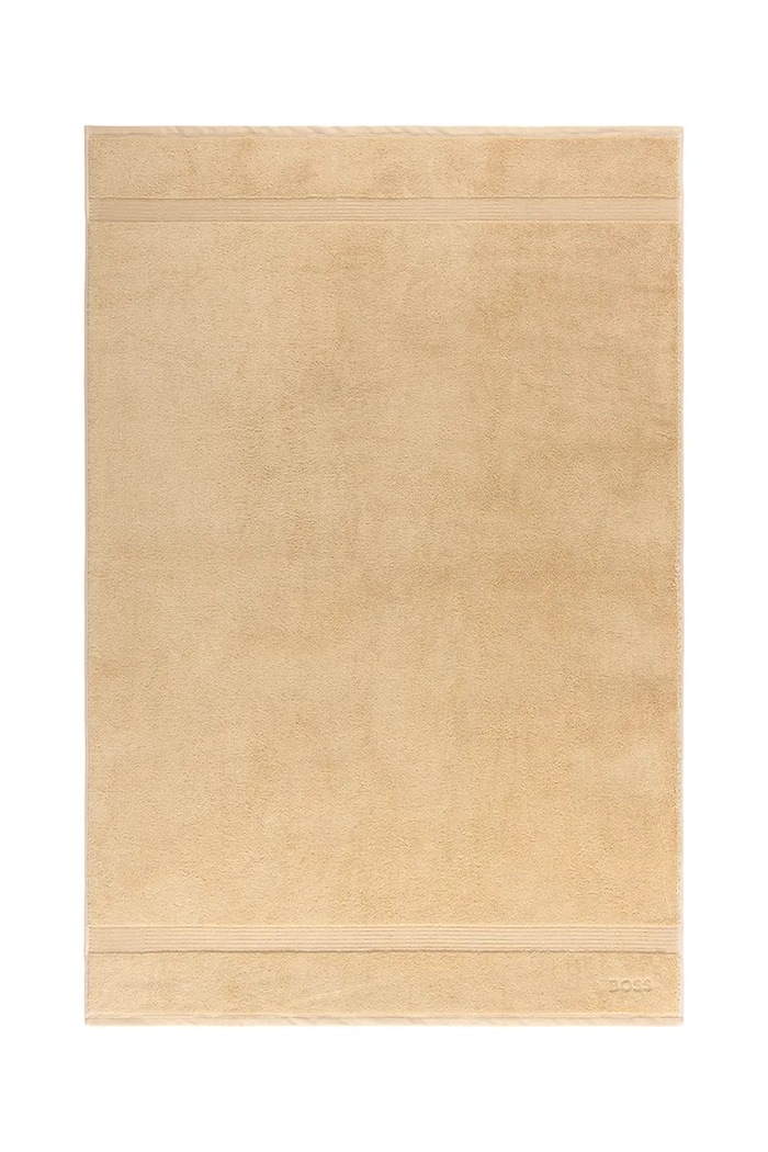 Velký bavlněný ručník BOSS LOFT Shell 100 x 150 cm béžová 1058383