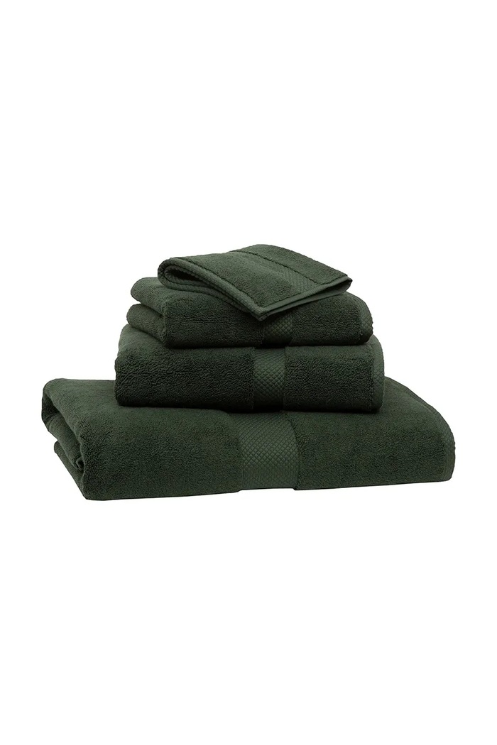 Veľký bavlnený uterák Ralph Lauren AVENUE Pine 100 x 183 cm 1029000 zelená AA00