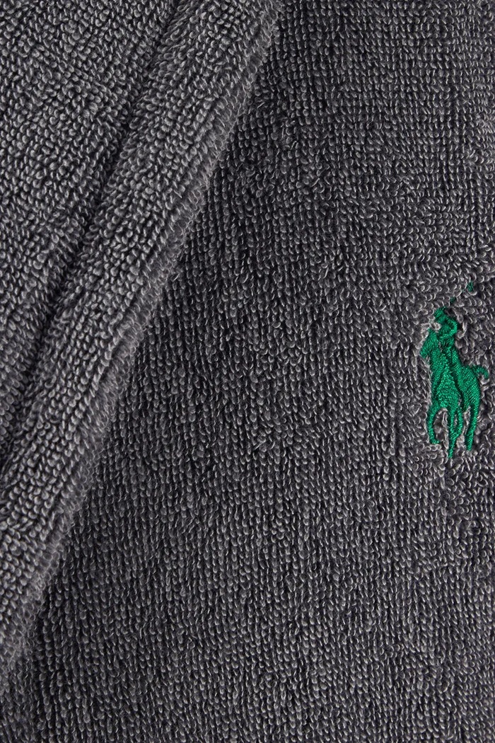 Памучен халат Ralph Lauren POLOPLAY Barclay XL 1042845 сив