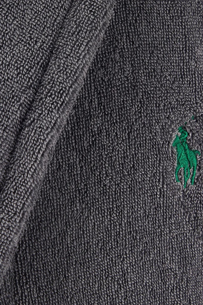 Памучен халат Ralph Lauren POLOPLAY Barclay XL 1042845 сив