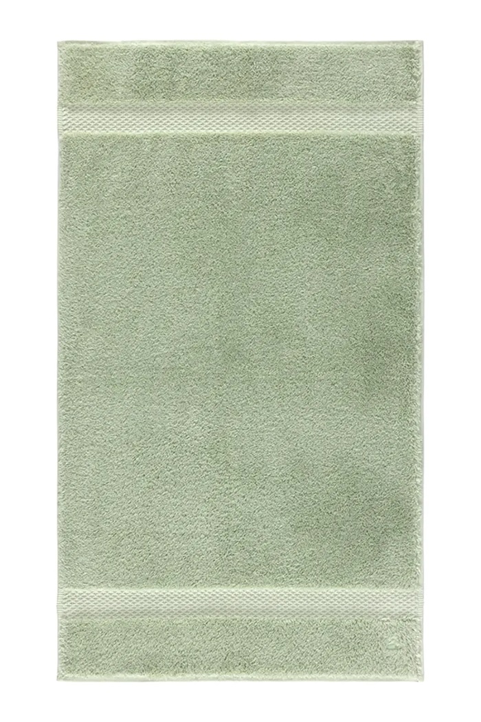 Yves Delorme mały ręcznik z bawełną ETOILE Amande 45 x 70 cm zielony 1068526