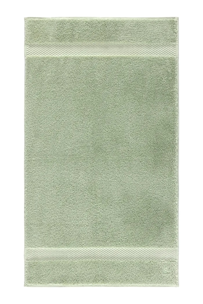 Yves Delorme mały ręcznik z bawełną ETOILE Amande 45 x 70 cm zielony 1068526