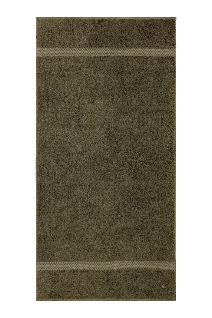 Yves Delorme średni ręcznik z bawełną ETOILE Kaki 70 x 140 cm zielony 1068520